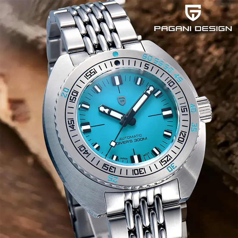 Pagani Design PD-1719 Sub 300T Diver's Ice BLue Dial Men's Watch